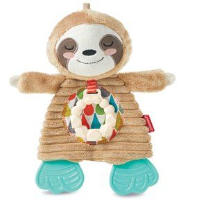 Sloth Baby Snuggly Teether Toy With Unique Textures  Soothing for Sore Gums